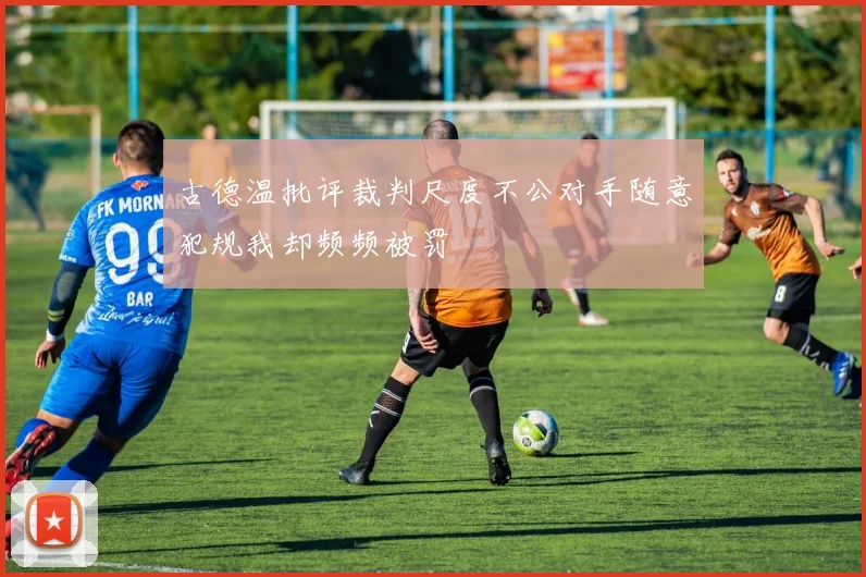 古德温批评裁判尺度不公对手随意犯规我却频频被罚